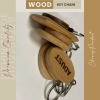 Chinese Wood Key Ring